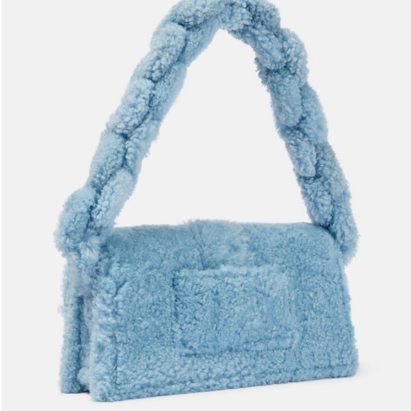 JACQUEMUS Le Bambidou shearling shoulder bag - Picture 4 of 6